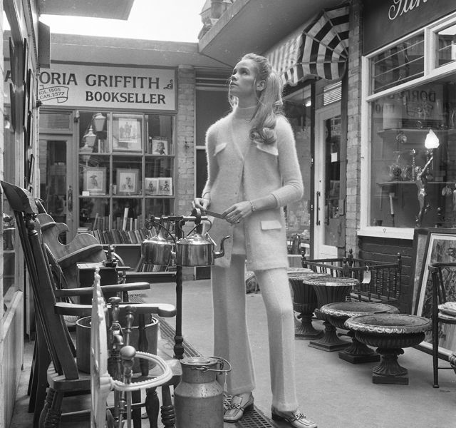 Camden Passage Fashion Shoot from 1969 Taken by the Late John Cole