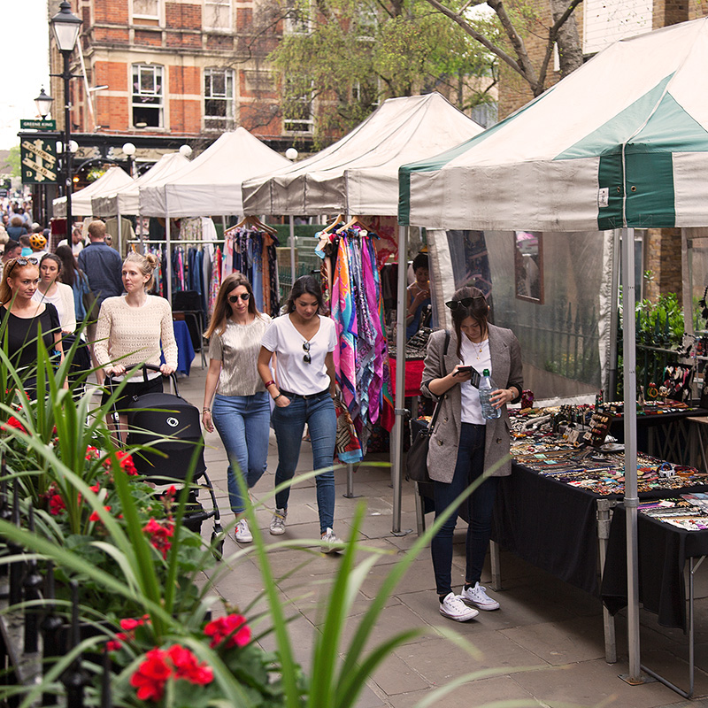 Camden Passage Outdoor Market - Camden Passage, Angel, Islington