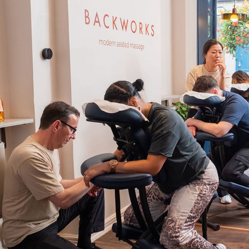 BACKWORKS- modern seated massage - Camden Passage