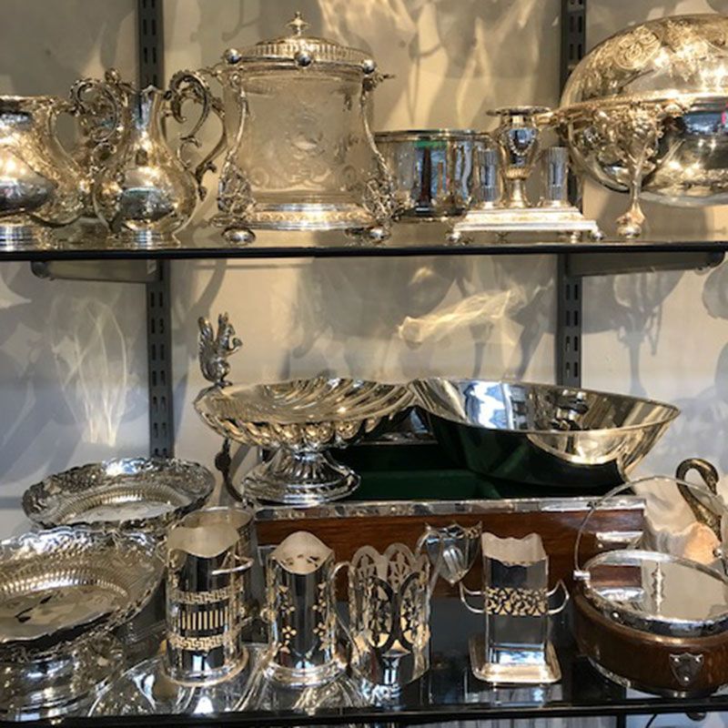 Honey Tilley Antiques - Antique Silver Plate and Old Sheffield - Camden Passage