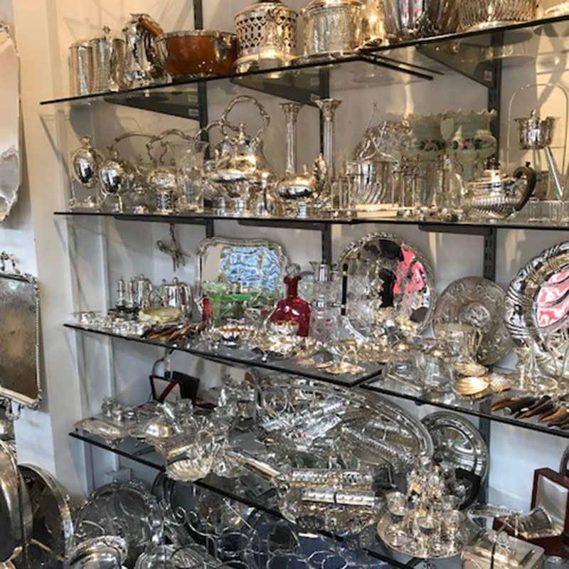 Honey Tilley Antiques - Antique Silver Plate and Old Sheffield - Camden Passage