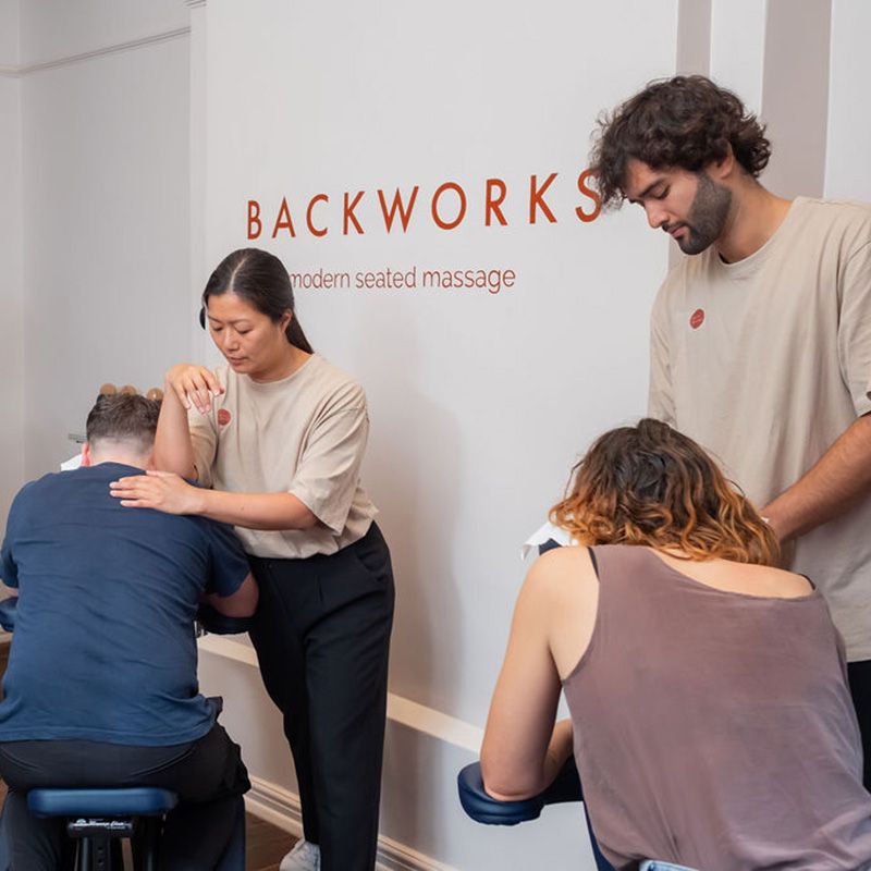 BACKWORKS- modern seated massage - Camden Passage