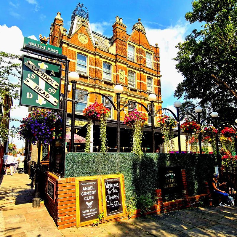 The Camden Head - Traditional London Pub with an Extensive Menu and Large Beer Garden - Camden Passage