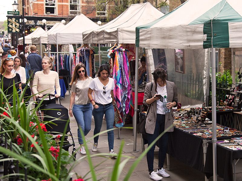 Camden Passage Outdoor Market, Angel, Islington